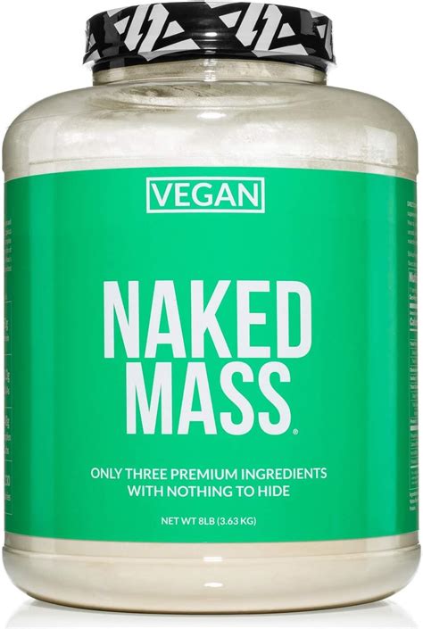 naked vegan mass|NAKED Vegan Mass Gainer Protein Powder